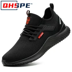 Enhanced Indestructible Steel Toe Work Sneakers - Puncture - Proof Fashion Safety Footwear - 45mm (Black)