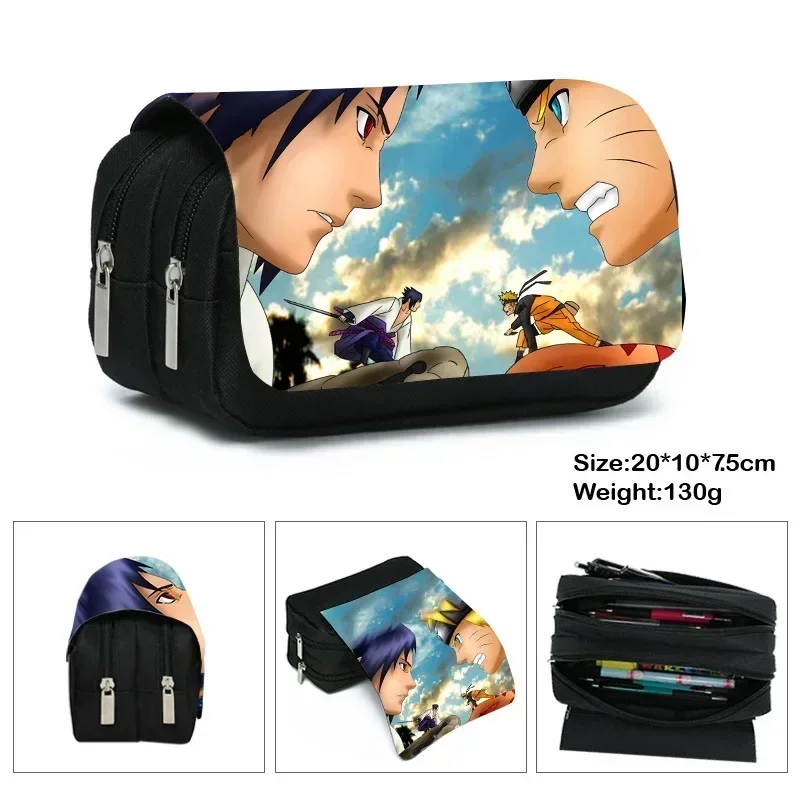 Naruto Kakashi Anime Pencil Case | School Stationery Box | Cartoon Birthday Gift