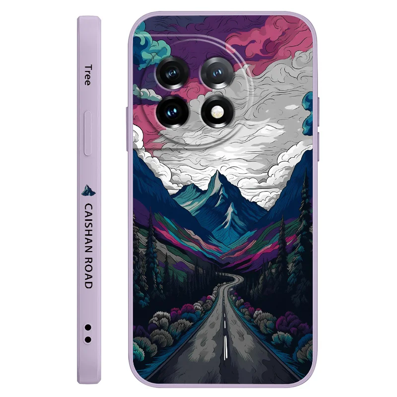 Illusionary Mountain Liquid Silicone Phone Case