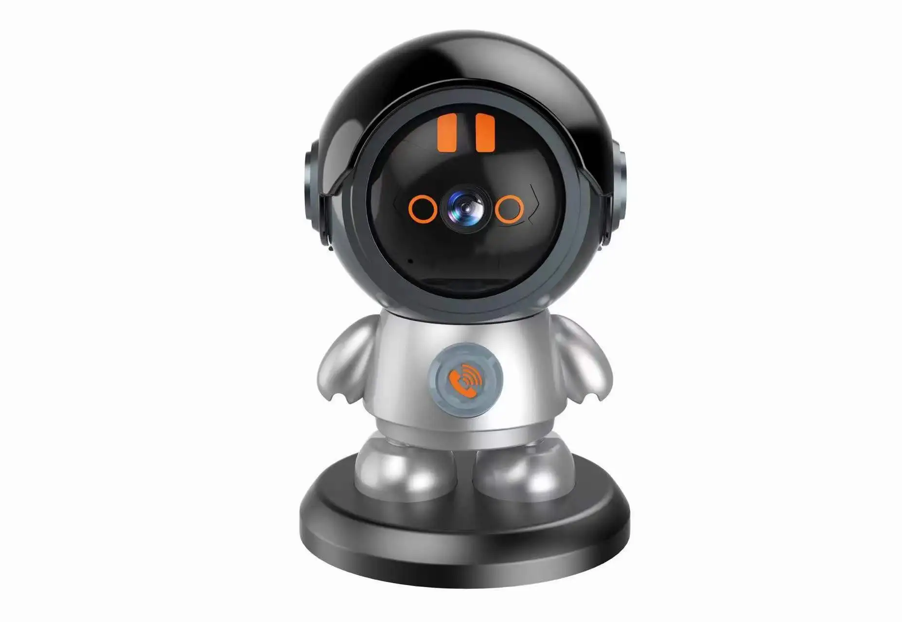 2Mp 1080P Icam365 App One Key Call Wireless Ptz Ip Robot Camera Ai Humanoid Detection Intercom Home Security Cctv Baby Monitor