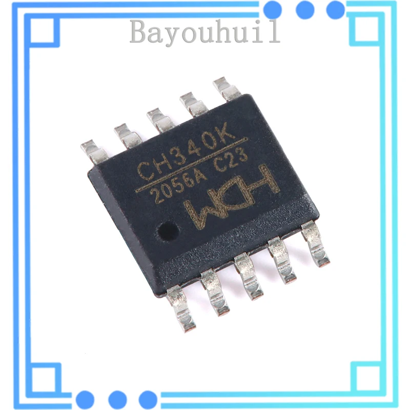 

10PCS Original Genuine CH340K ESSOP-10 USB To Serial Port Chip