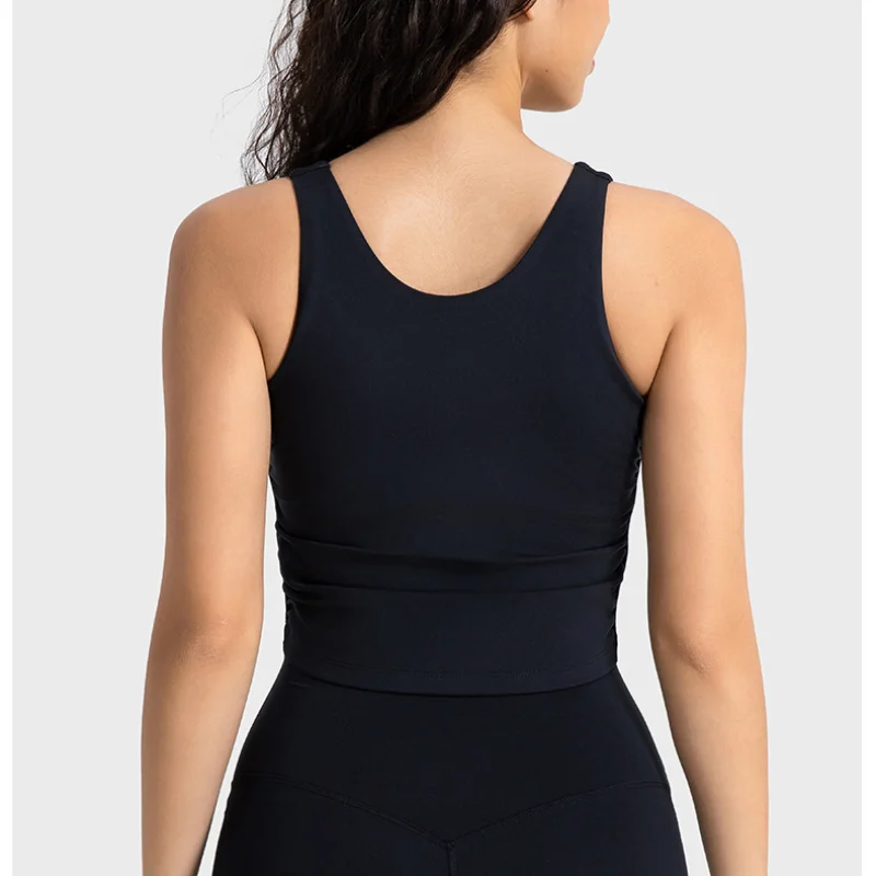 Solid Color Yoga Tight Sports Bras For Women 2024 Women's Fitness Zipper Bra Sportswear Woman Gym Training Female Crop Tops