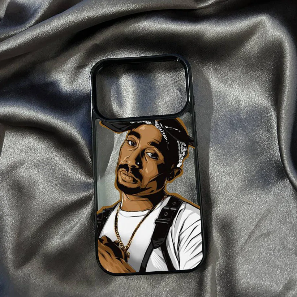 Tupac Inspired Shockproof Clear Matte Phone Case – Fashionable & Durable Cover