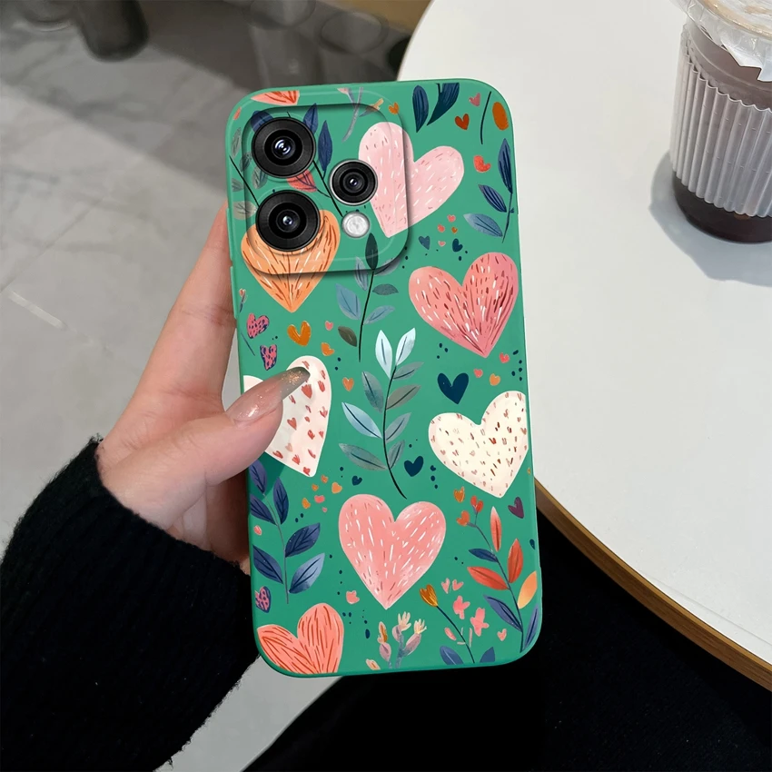 Elegant Floral Soft Silicone Lightweight Case