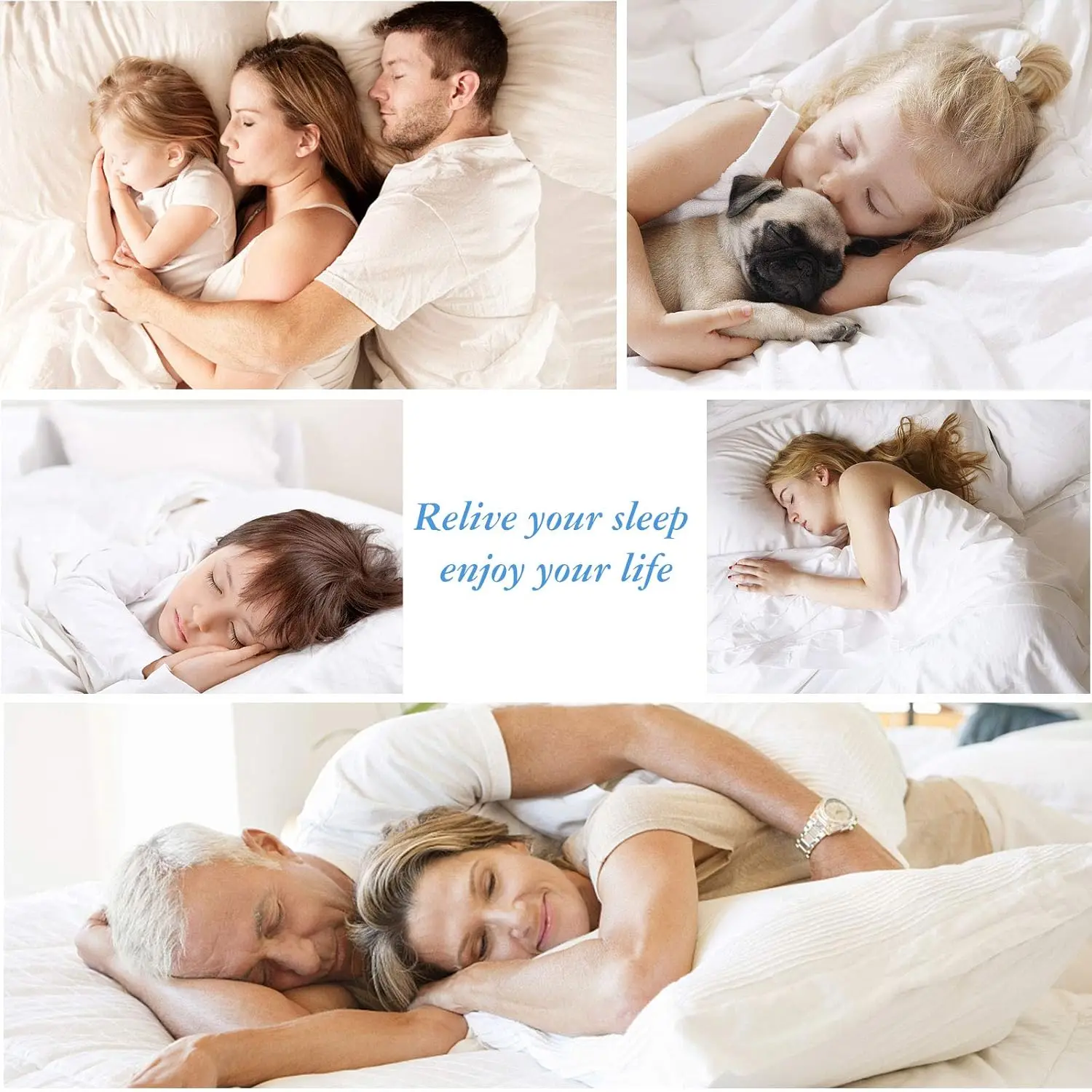 S7115114e90b343dbb749c68713589f03m Waterproof Mattress Protector - Fitted with Stretchable Pockets - Machine Washable Cotton Mattress Cover for Bed Mallzona