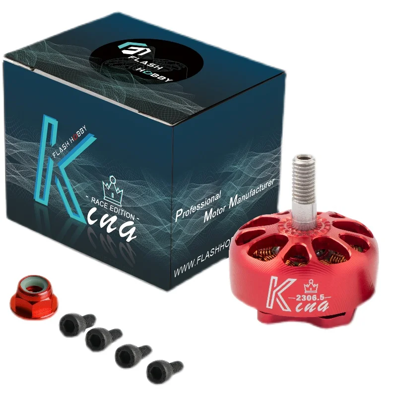 

4PCS FLASHHOBBY KING K2306.5 2550KV 2300KV 1900KV 4-6S Brushless Motor for RC FPV Freestyle Drones DIY Parts