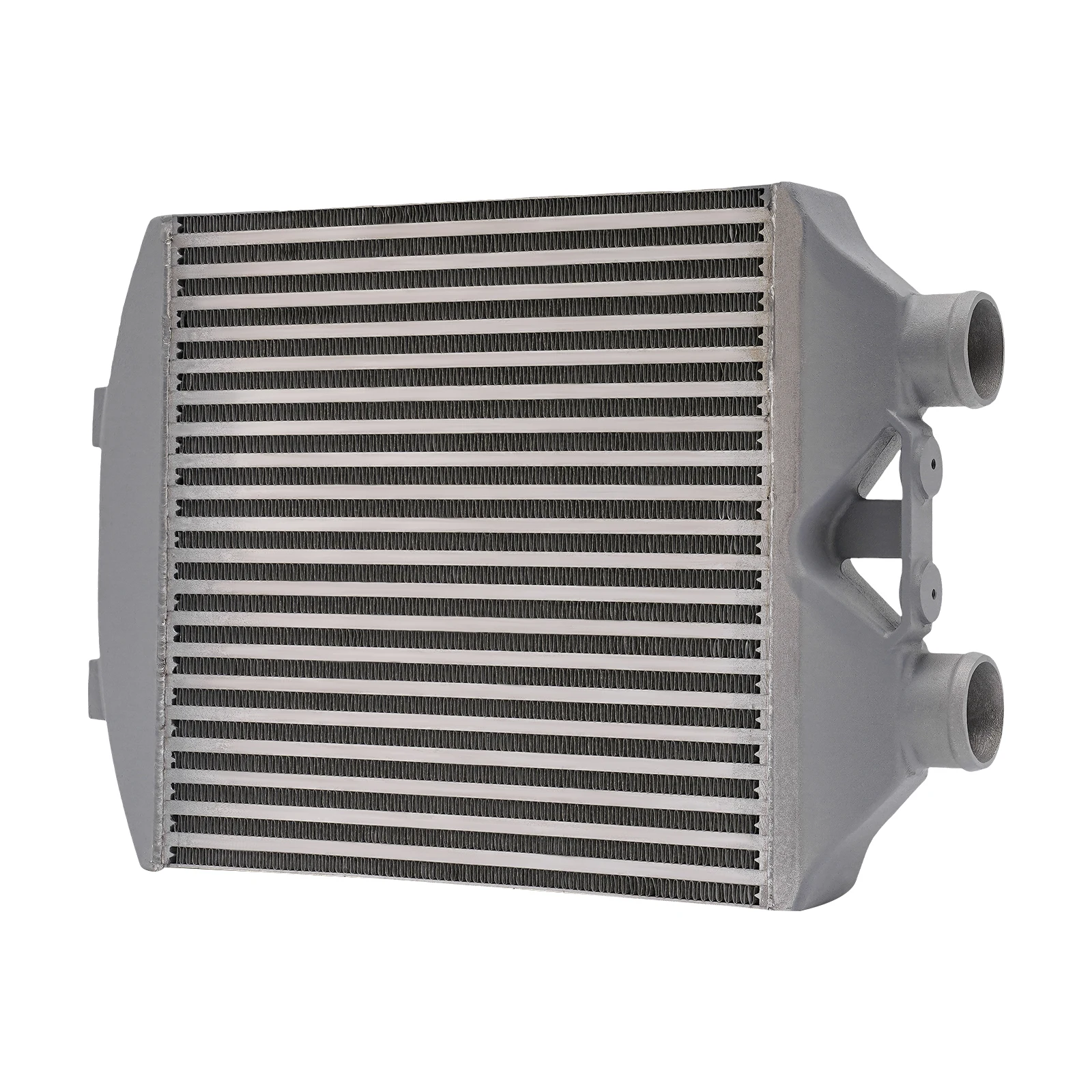 Hochleistungs-Ladeluftkühler Z-393 Aluminium-Ladeluftkühler 3-Zoll-Rohrleitungen für Auto-LKW-Turbo-Upgrade Effiziente Kühlung Doppelreihen-Rohrdesign – Detail 2