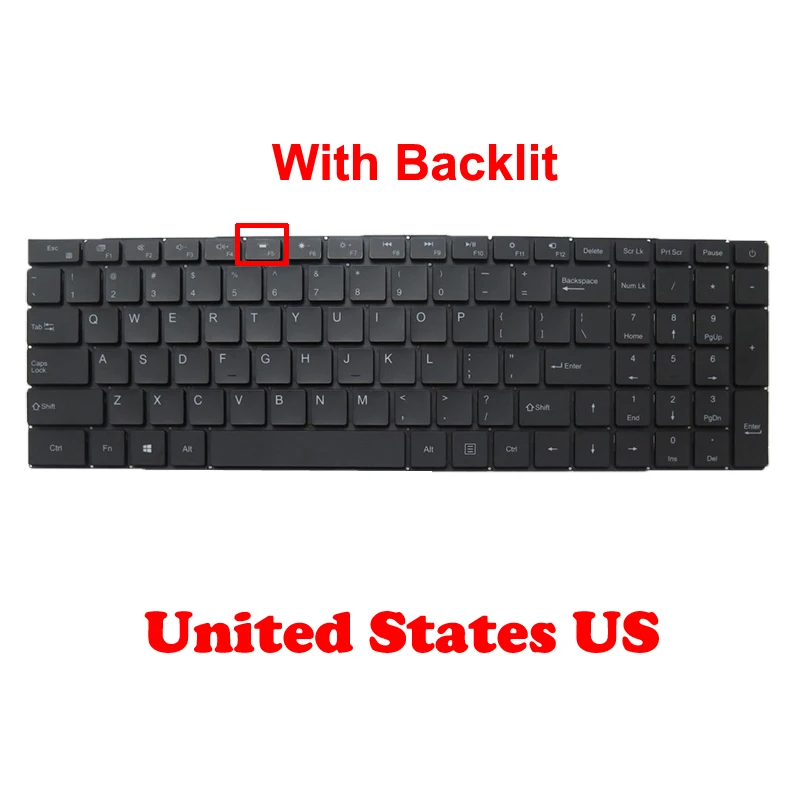 Сменная Клавиатура для ноутбука IPASON Maxbook P1X, Черная/серебристая, без рамки, новая с подсветкой, клавиатура Maxbook P1X J4125