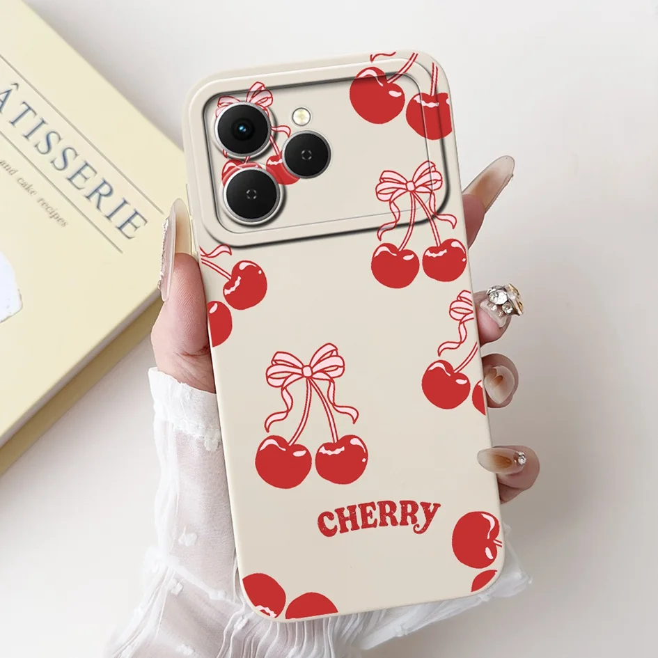 Tecno Spark 40 Cartoon Space Silicone Phone Case with Camera Protection