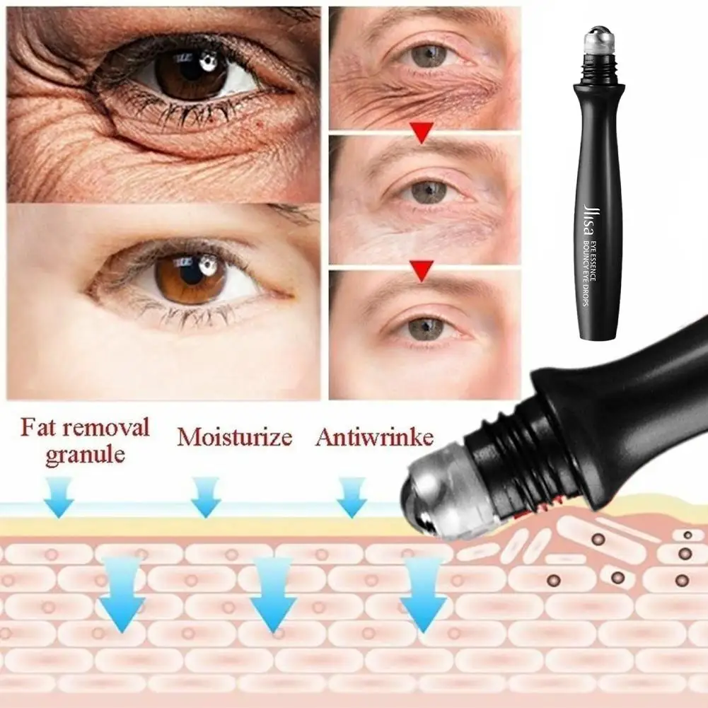 

15ml Roller Massage Eye Cream Anti Wrinkle Removal Care Firming Lifting Eye Fine Dark Lines Circle Eye Fades Essence W6Y4