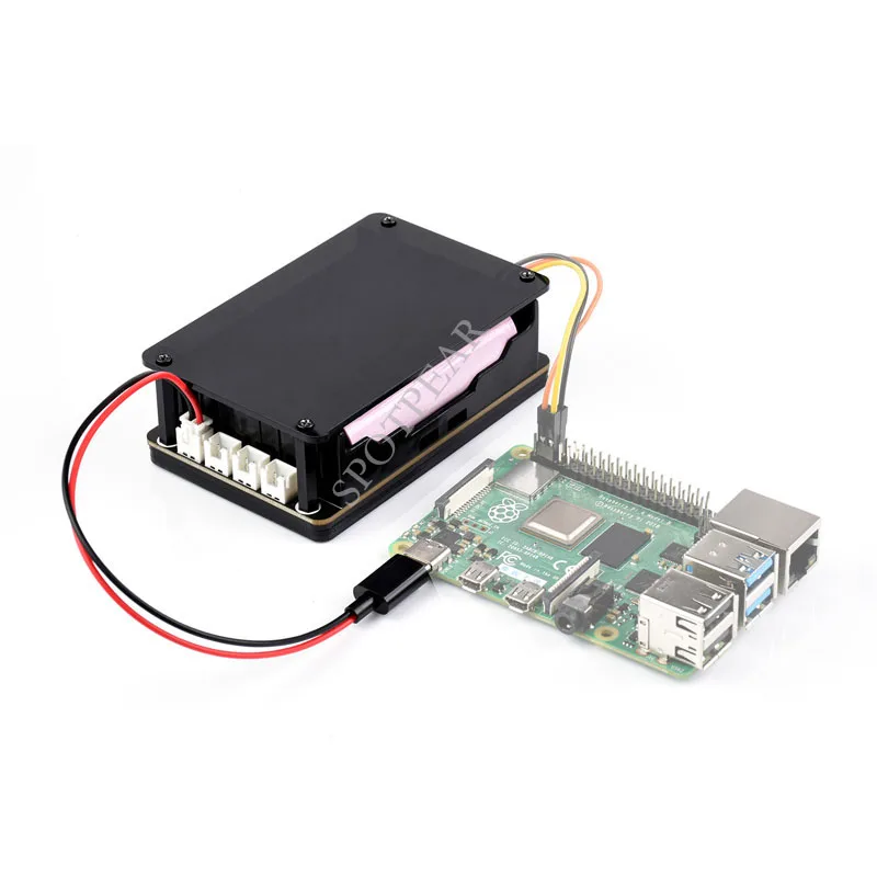 Placa de Expansão Uninterruptible Power Supply Raspberry pi Ups Suporta Carregamento e Descarregamento 3s Serial Output 5v 5a - Imagem 5