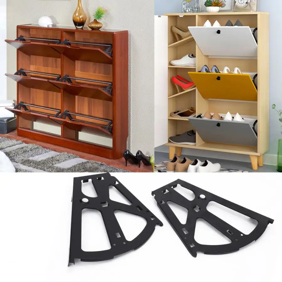 Shoe Rack Hinges 2 Layers Shoe Flip Frame Shoe Rack Hinges Flip