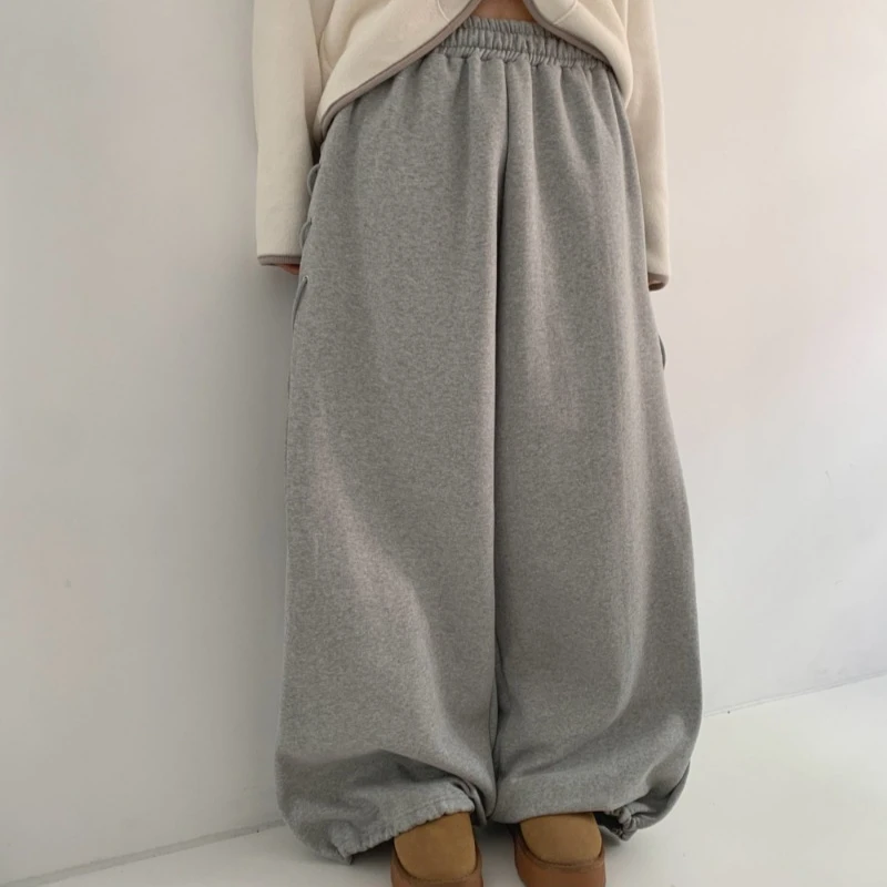 Y2K Side Eyelet Sweatpants Lace Up Drawstring Pants Streetwear Women Korean Pop Clothes Trend Harajuku Classic Baggy Trousers 4