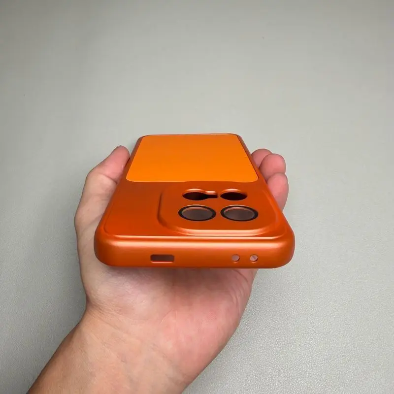 Luxury Matte Leather Protective Back Cover