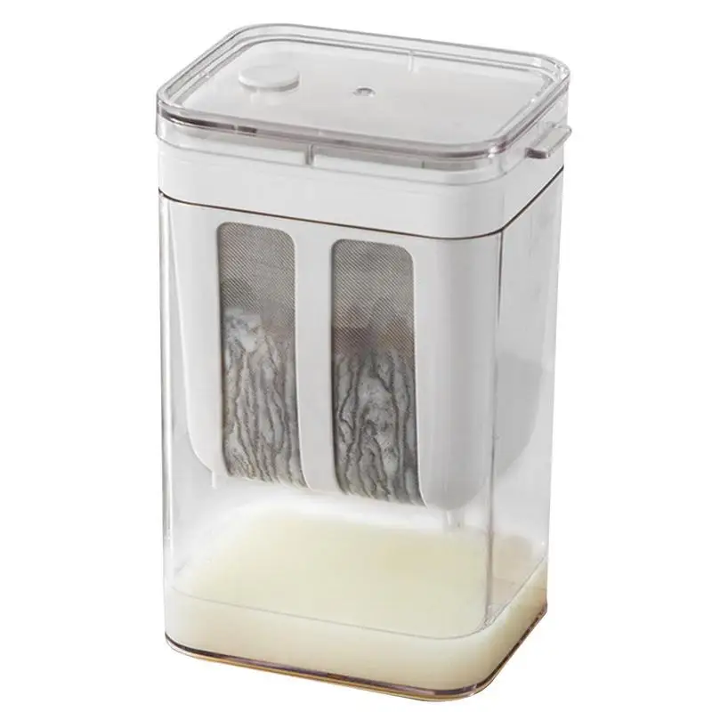 

1100ml Yogurt Strainer Homemade Yogurt Filter Machine Reusable Stainless Steel Yogurt Separation Tools For Home Kitchen Gadgets