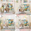 3 Tier Kids Bookshelf and Toy Storage,Toy Storage Organizer, for Playroom, Bedroom, Nursery (White) 6
