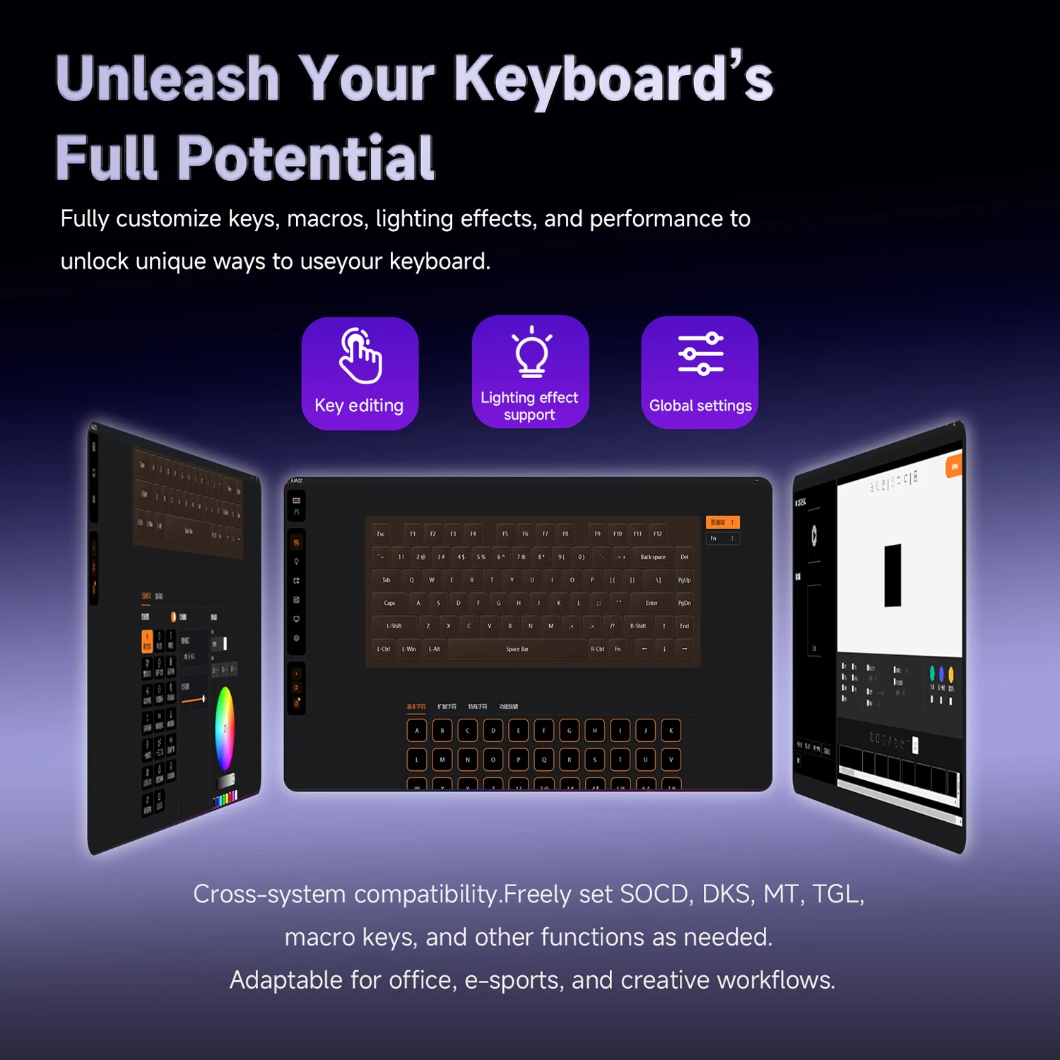 AJAZZ AK820 V2/V2PRO 82키 트리플 모드 유선/블루투스/2.4G 기계식 키보드(디스플레이 포함), 사무실 및 게임용으로 적합