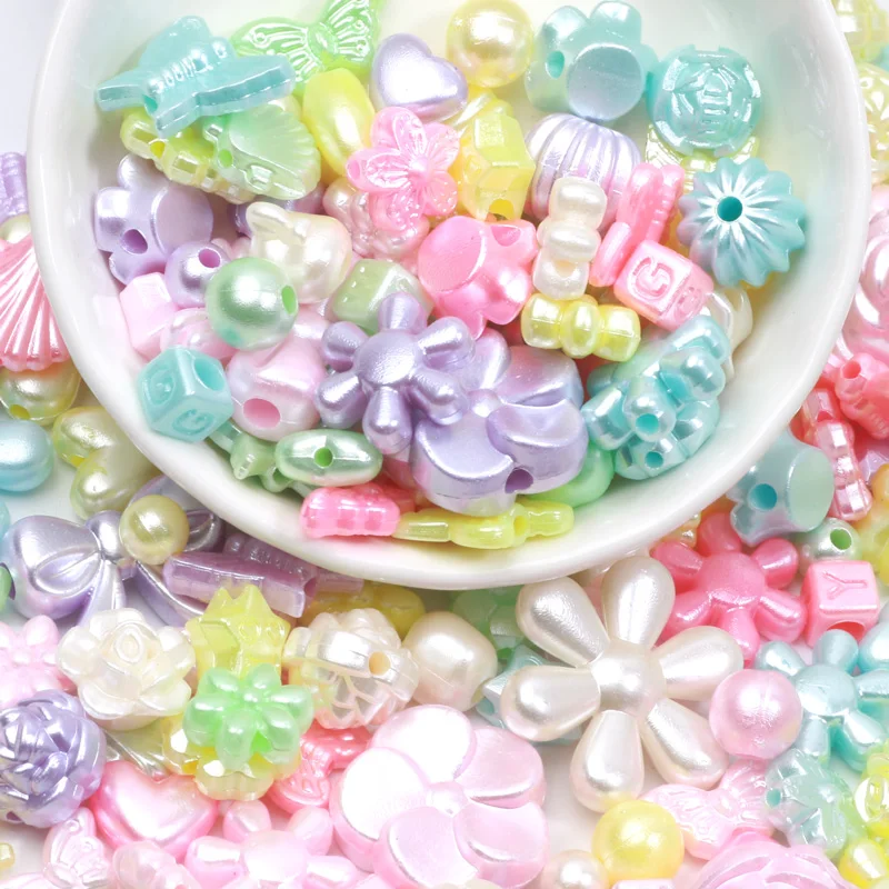 Acrylic Butterfly Beads - Colorful Kandi Beading Supply