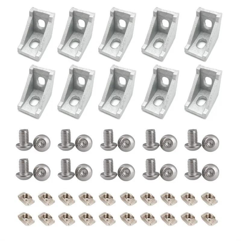 Conectores M5 De Aleación De Aluminio – Separadores Roscados, Tuercas Hexagonales Y Pernos (Kit Versátil)