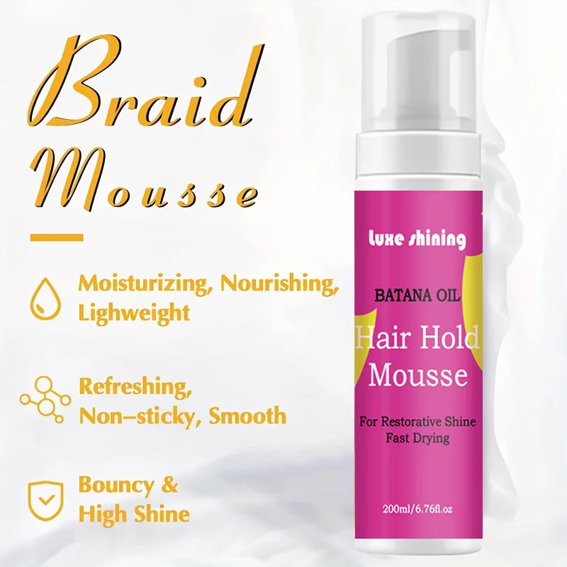 BATANA OIL Curl Mousse Styling Curly hair Mousse Styling Hair foam mousse