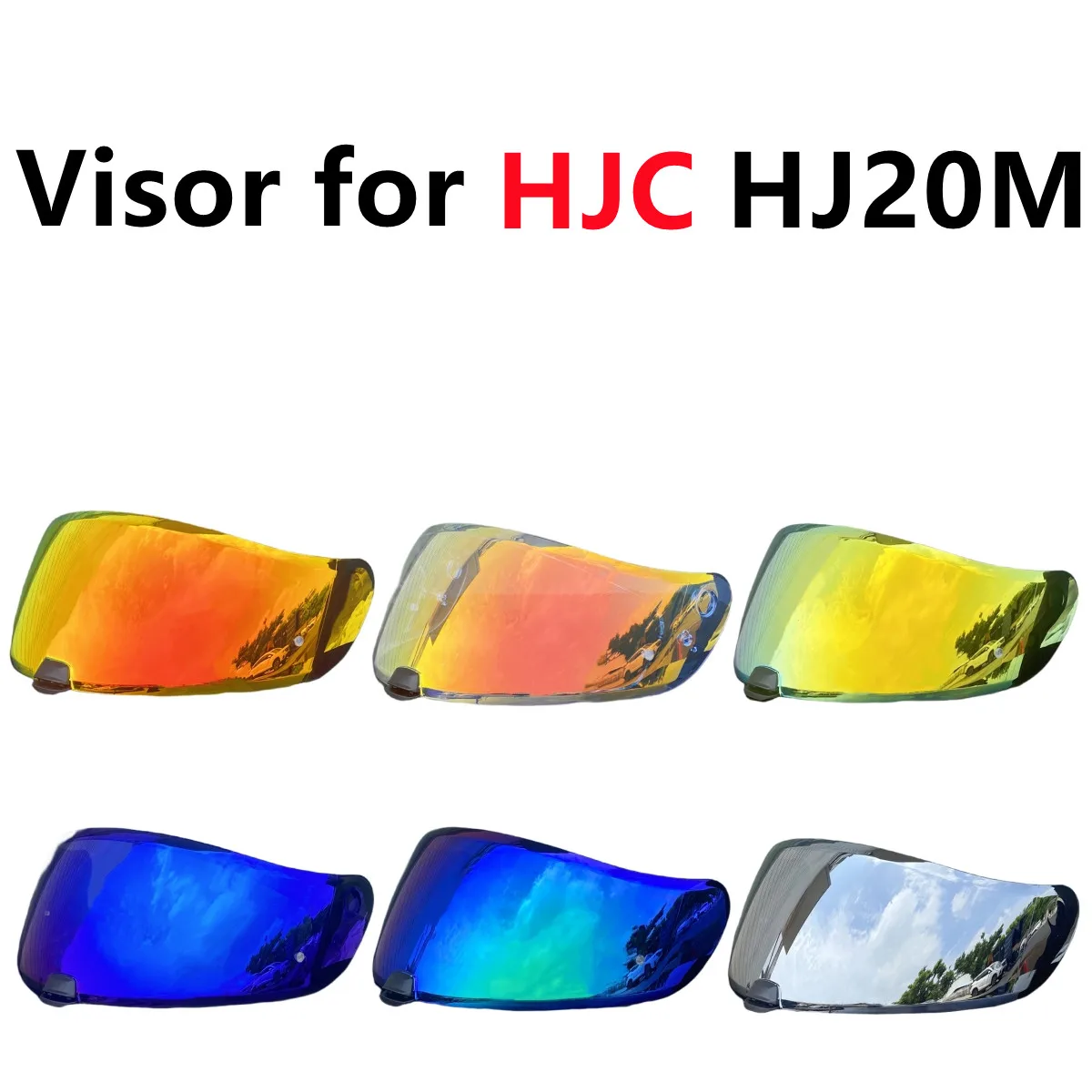 Hj-20M Scudo Per Hjc Fg-St Fg-17 C70 Is-17 Visiera Per Casco Moto Lente Tagliata Uv Casco Moto Parti Di Ricambio