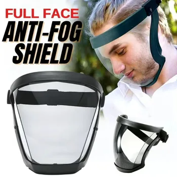 Maschera di protezione da lavoro Protezione integrale Scudo Protezione facciale trasparente Schermo protettivo per il viso Accessori per moto