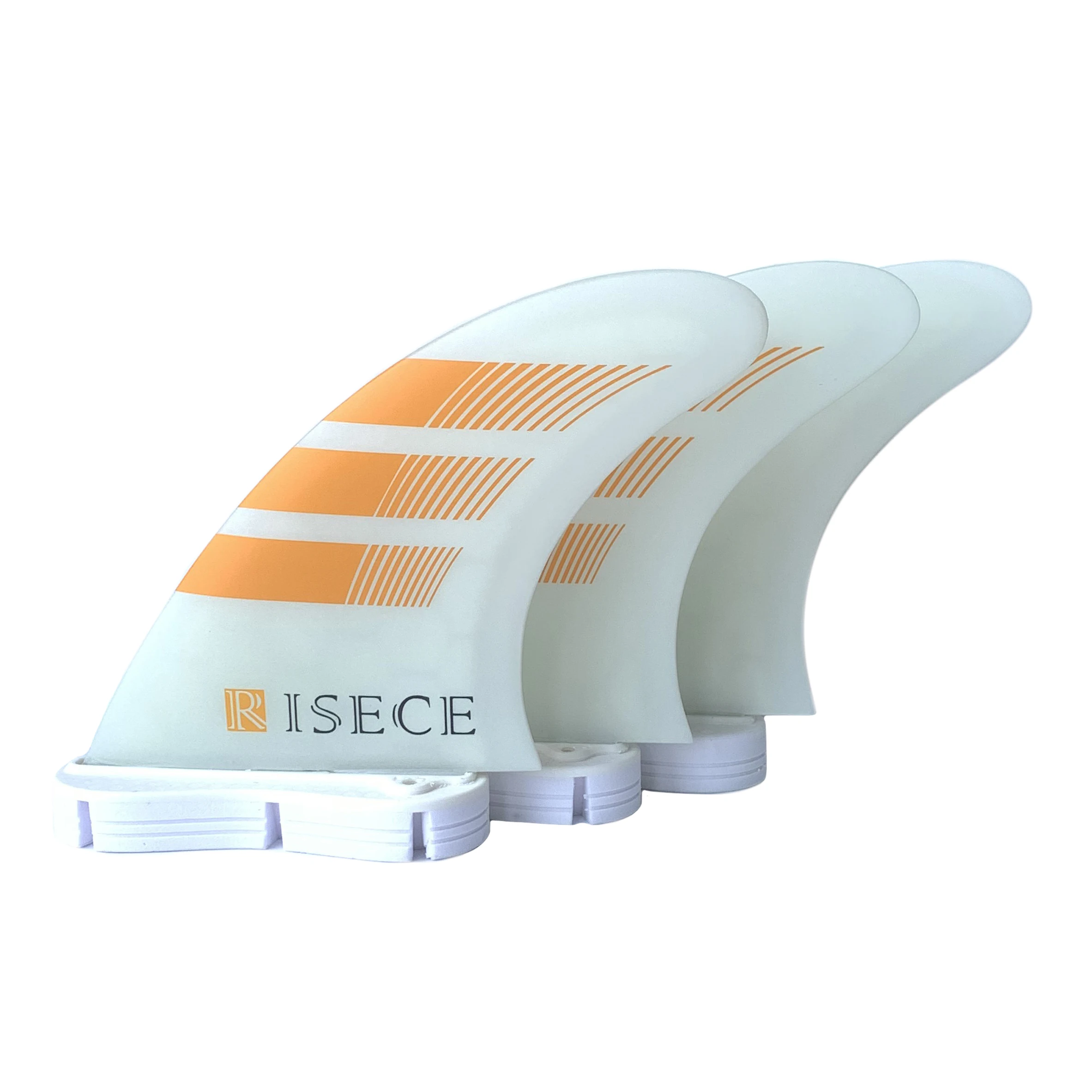 FCS II Honeycomb Surfboard Fins Single Tab MF-L Size Tri Fins Fiberglass Surfboard 3pcs per set for Surfing