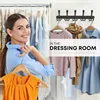 Wall Mounted Coat Rack, Five Heavy Duty Tri Hooks All Metal Construction for Jacket Coat Hat in Mudroom Entryway 5