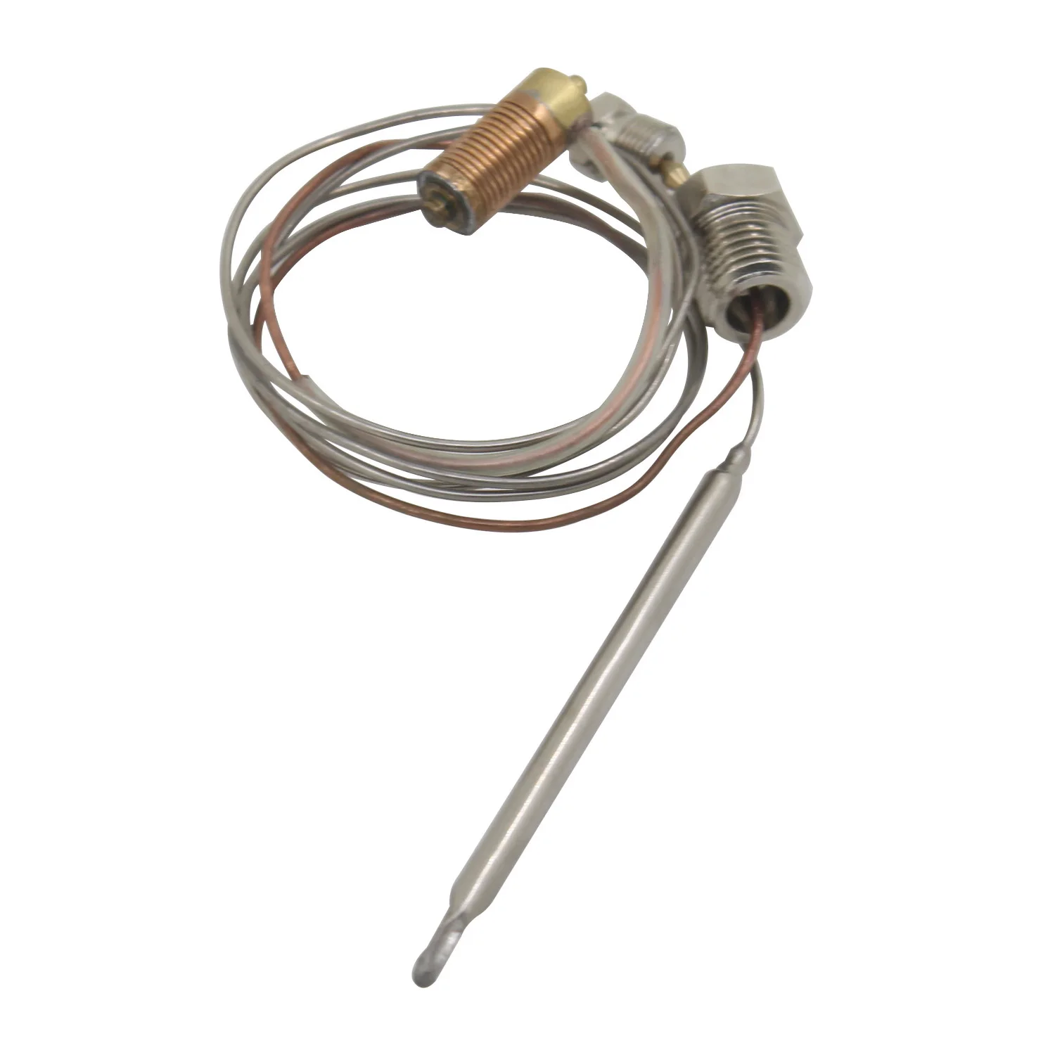 Thermostat De Gaz MINISIT 710 Pour MBM Italia - Température Max 190°C, Entrée/sortie Gaz 1/2" Et 3/8"