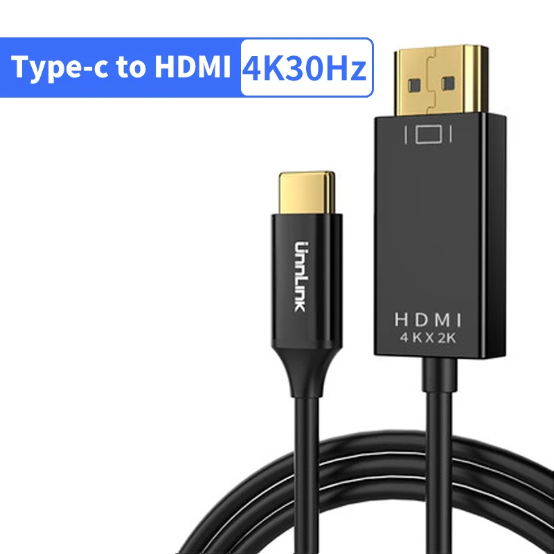 Unnexhaus- Câble USB C vers HDMI, 8K, 60Hz, 4K, 144Hz, type-c, adaptateur  Thunderbolt 4, téléphone, ordinateur portable vers TV, Macbook, Samsung -  AliExpress