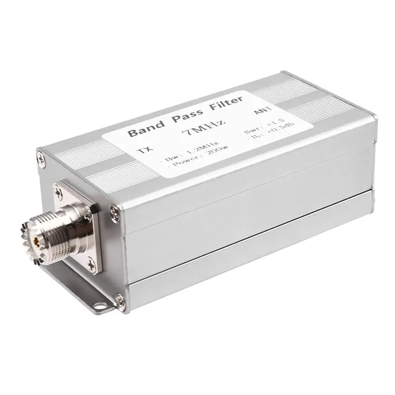 【NEWLY】단파 7Mhz 대역 통과 필터 고절연 BPF 감도 증가 200W