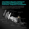 KZ Sonata 28BA Upgraded HIFI Headset In ear Adjustable Balanced Armoured Unit Wired Gaming Headset 4