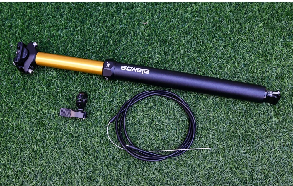 Elevos MTB Dropper Sattelstütze 31,6 mm 125 mm/150 mm Down Pull Internes Kabel Fernbedienung Verstellbare Suspensin Sattelstütze – Detail 5
