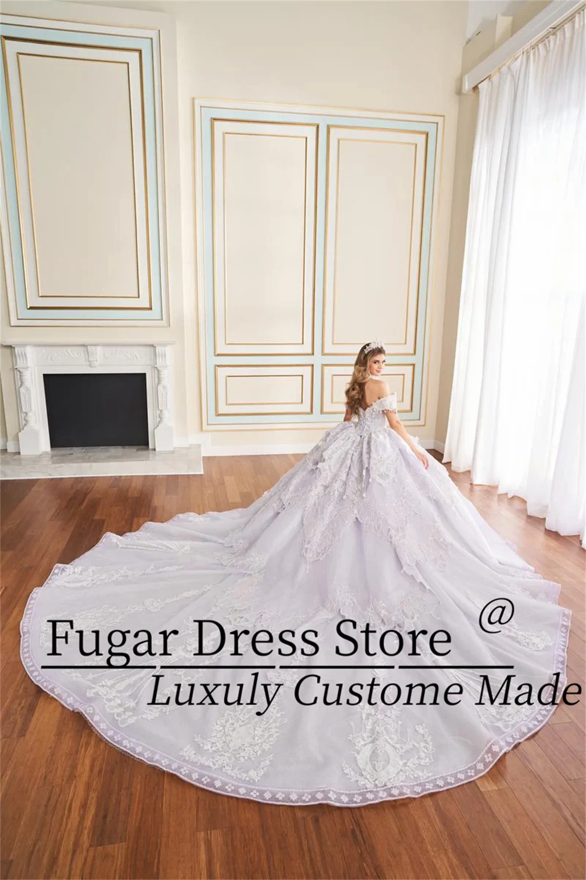 Elegance Quinceanera Dresses intricate bead decorations stone decorations sparkling sequins