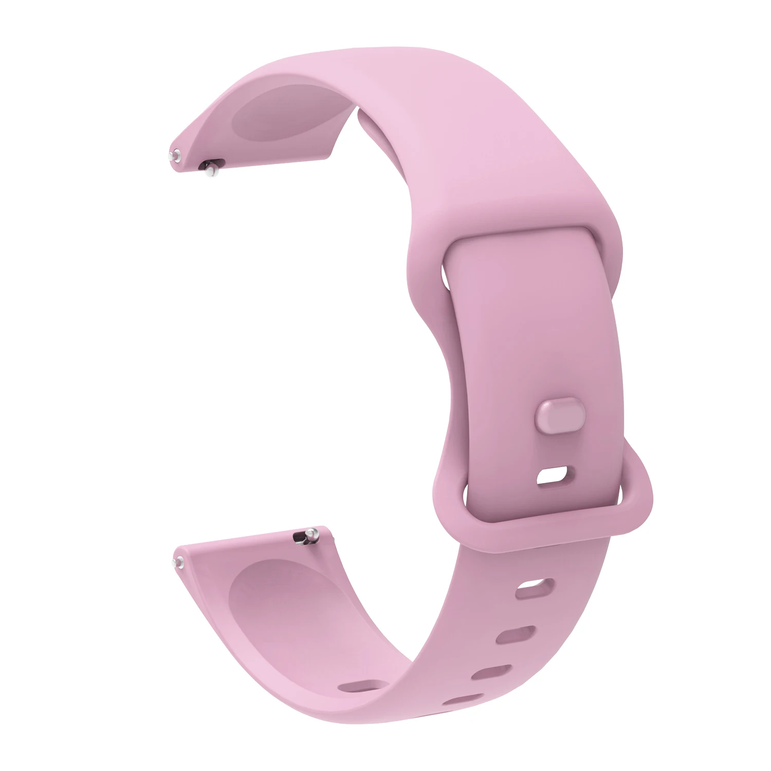FTRONGRT 20mm Cinturino Compatibile con Amazfit GTR Mini, Silicone Cinturino di Ricambio Compatibile con Amazfit GTR Mini-Fibbia Nera Bianco