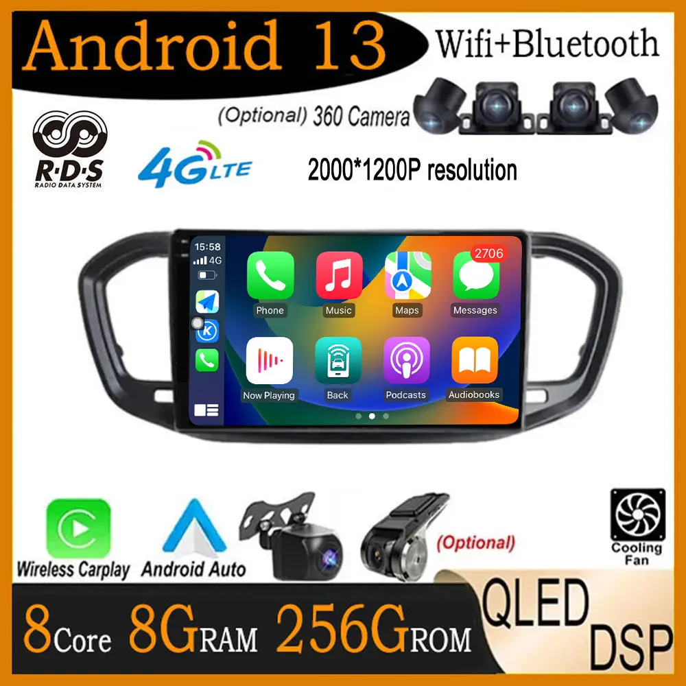 

Android 13 Head Unit For Lada Vesta NG 2023 DSP Car Radio Multimedia Video Player GPS Navigation Carplay Wifi BT 4G Lte