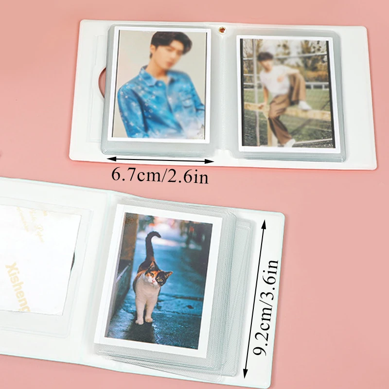 3inch Solid Color photocard holder Korea binder Photo Album 32 Pockets binder album Idol Star Chasing instax Collect Book