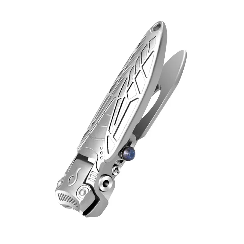 Nail Clipper Golden cicada Splash proof Household Stainless steel Large opening