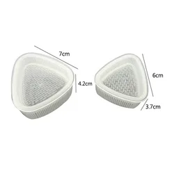 Triangular Sushi Rice Ball Maker Set - 2Pcs Bento Kitchen Accessories (2pcs)