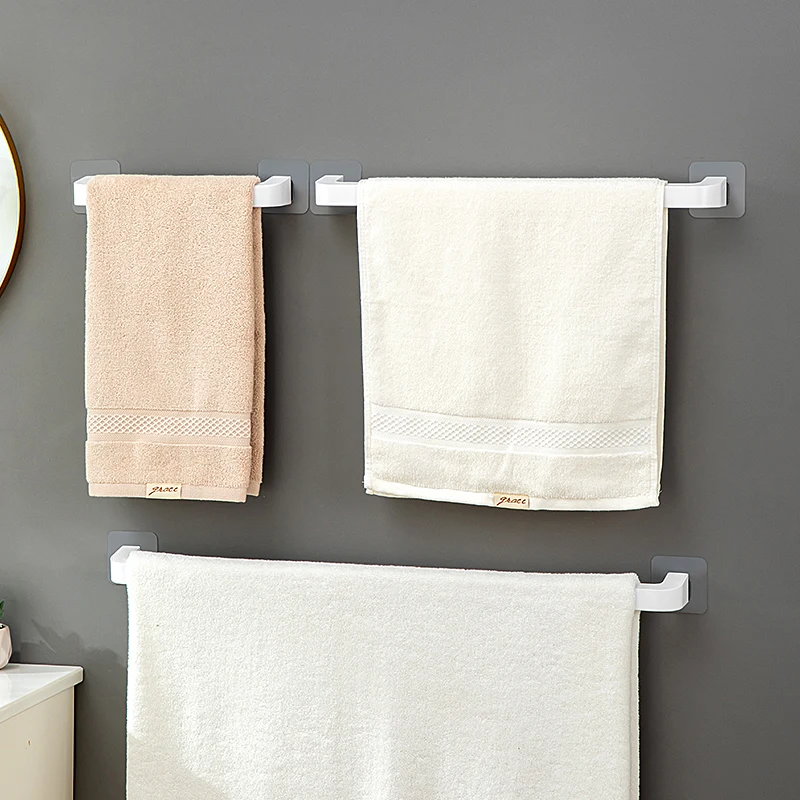 Household Minimalist Bathroom Wall Mounted Towel And Towel Storage Rack towel rack