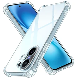 Gradient Airbag TPU Shockproof Protective Case for Vivo V60 Lite (Transparent)