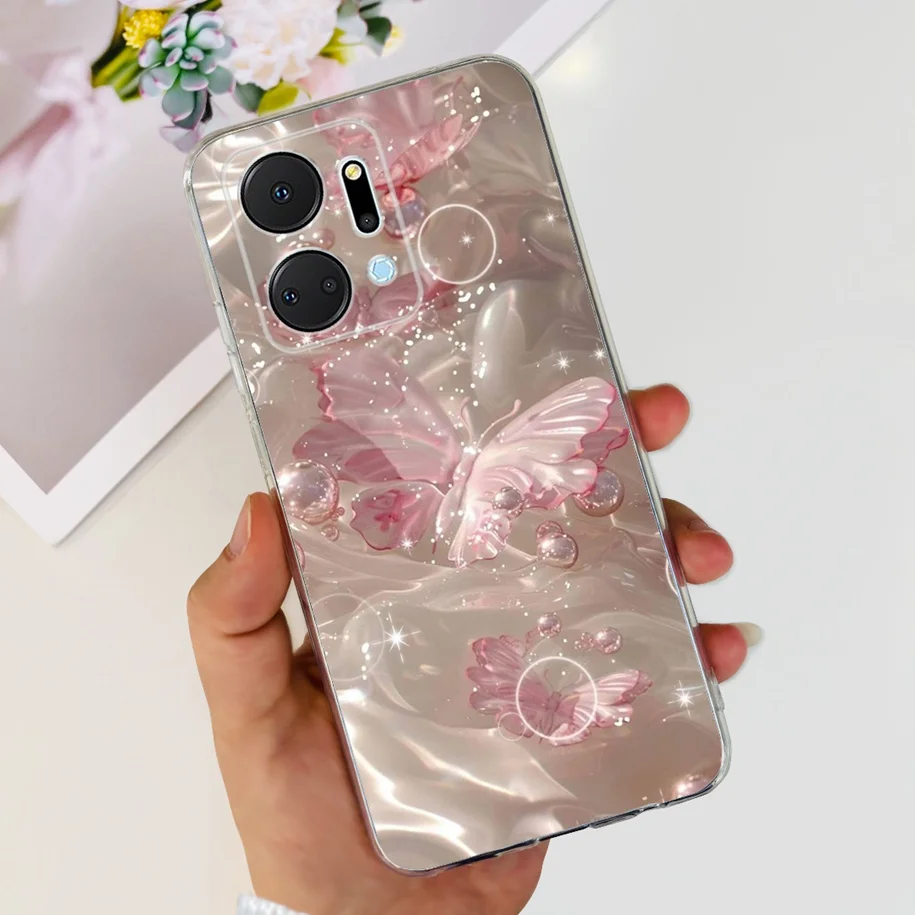 Fashionable Marble Butterfly Silicone Phone Case Cover – Soft and Stylish Protection