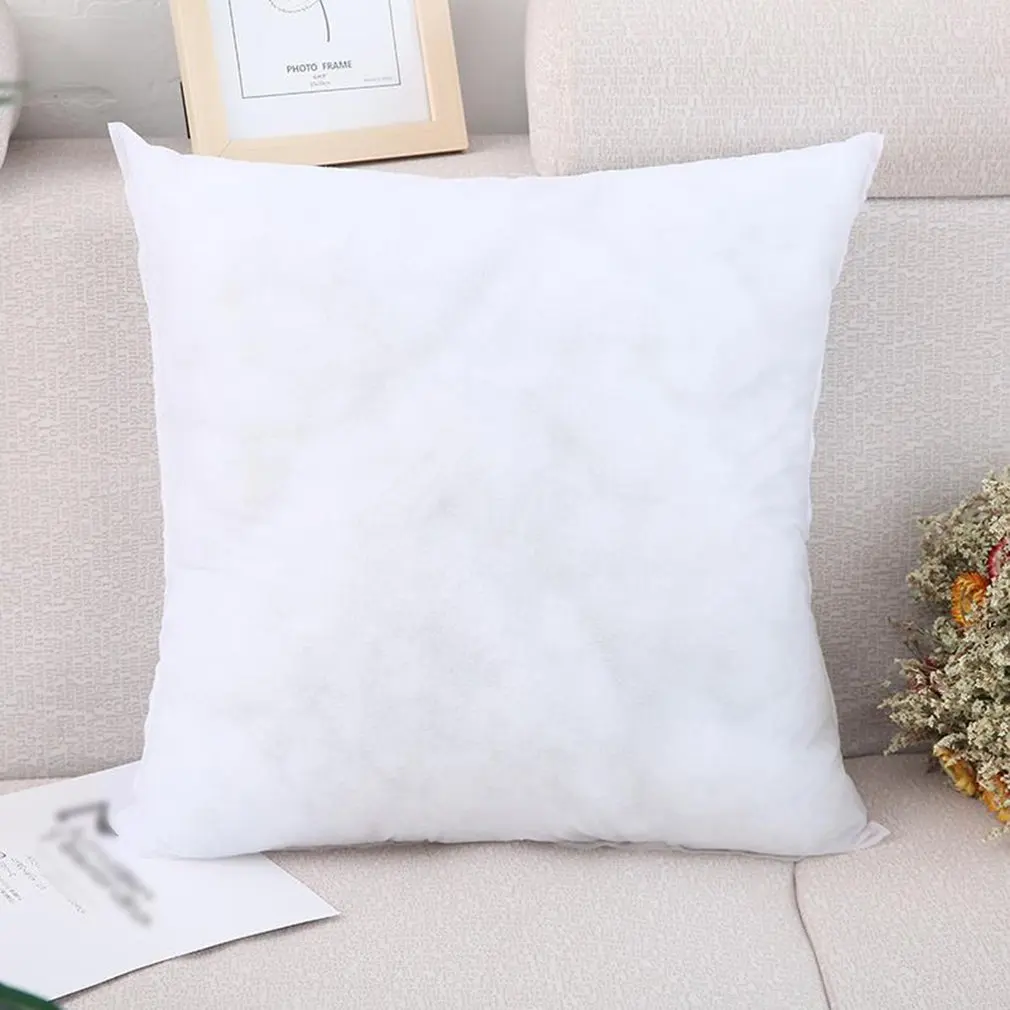 

Hot New 45*45cm White Cushion Insert Filler Car Chair Soft Seat Cushion PP Cotton Throw Pillow Inner Core Decor Fast Delivery