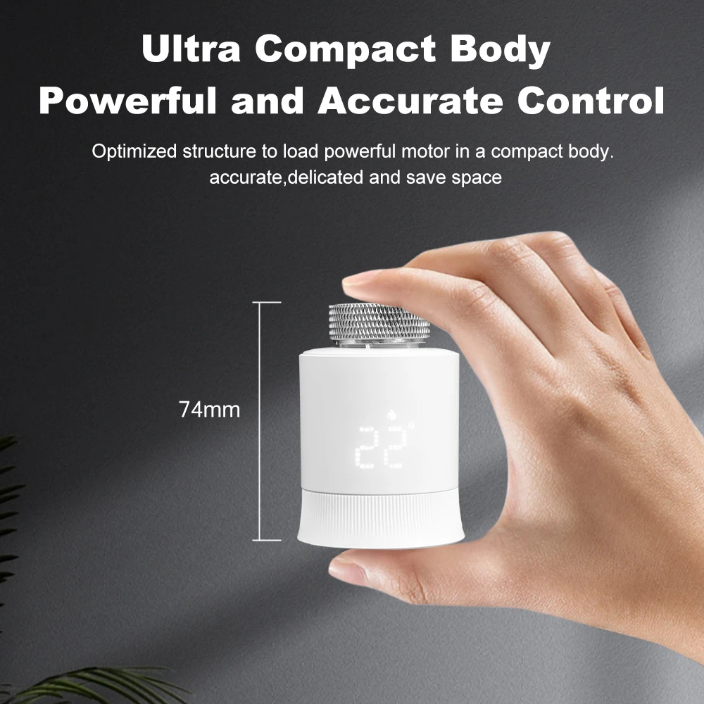 Tuya ZigBee 3.0 New Smart Radiator Actuator Valve Programmable Thermostat Temperature Heater Voice Control For Alexa Google Home
