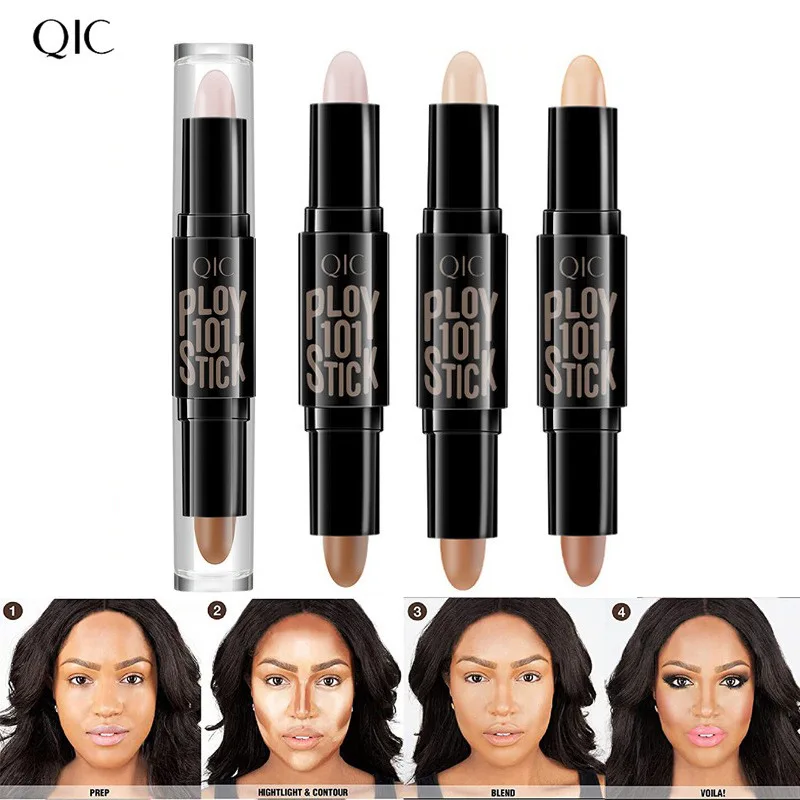 Face Concealer Professional Makeup Base Foundation Cream for Face Contouring Bronzer Women's Cosmetics