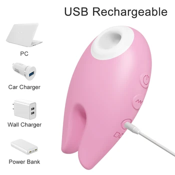 Powerful Clitoris Sucker Vibrator for Women Female Clit Sucking Stimulator 15 Modes USB Recharge Massager Adult Sex Toys 3