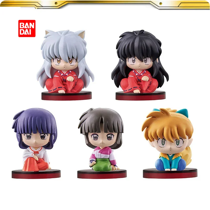 

BANDAI Inuyasha Gashapon сидя положение Кикё Санго Q версия мини-фигурка аниме детская игрушка Рождественский подарок
