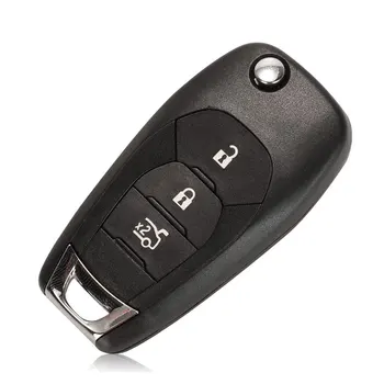 Tasto di rotazione remota per Chevrolet - XRNKEY 433 92Mhz FSK 4A Chip Car Remote Flip Key per Chevrolet Cruze 2015 Cavalier