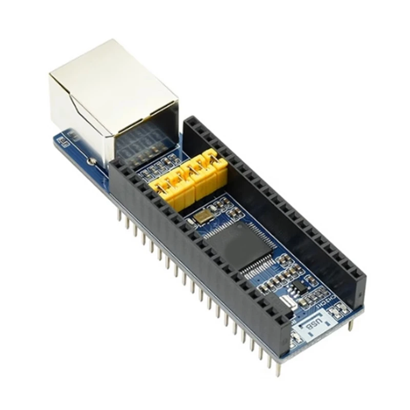 

Конвертер Ethernet в UART 2CH 10/100M Ethernet, обеспечивающий сетевую связь HAT Breaking Shield для RPI