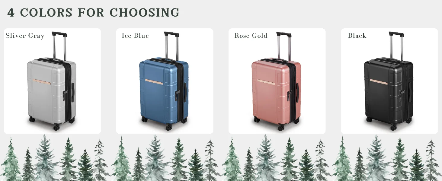 carry on luggage with compartment front